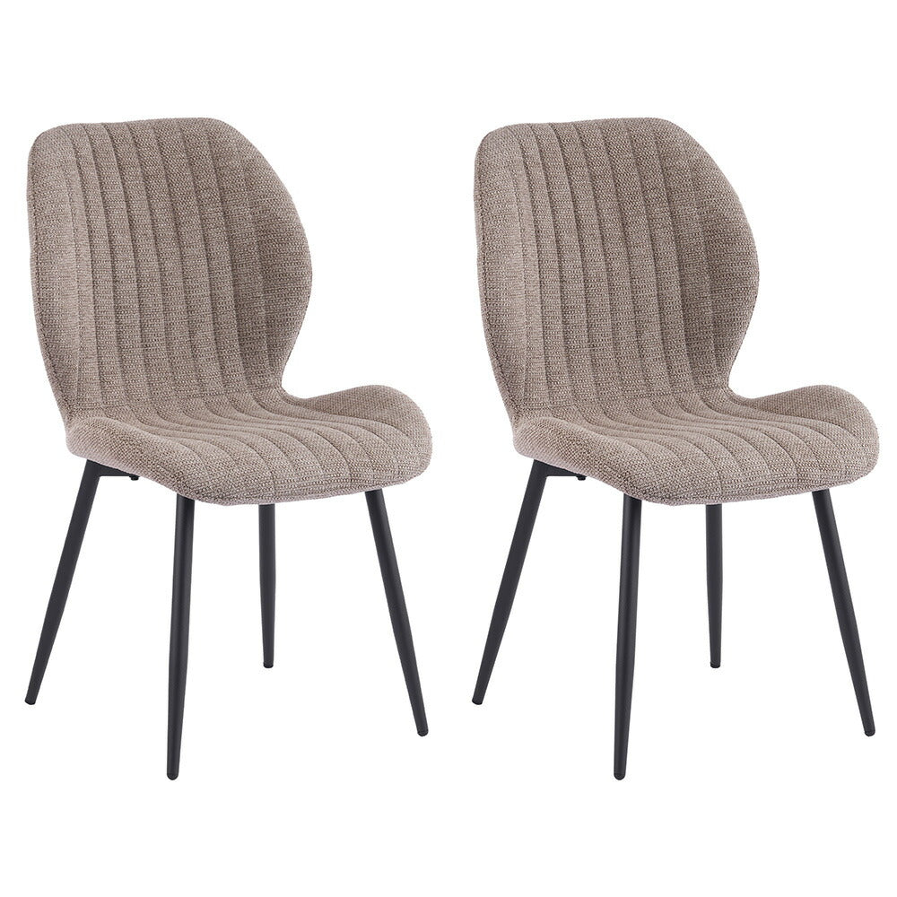 ダイニングチェア 2脚セット ダイニング 椅子 リビングチェア カフェチェア パソコンチェア デスクチェア 疲れにくい 食卓椅子 化粧椅子 いす デザイン テレワーク 在宅勤務 おしゃれ 北欧 ブラウン ベージュ