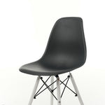 【ブラック座面＆ホワイト脚】ダイニングチェア 2脚セット ダイニングチェアー チェア いす イス カフェ ダイニング椅子 食卓椅子 チェア 椅子 ヴィンテージ リビングチェア 椅子 イス いす 食卓椅子 ダイニング椅子 おしゃれ 北欧 モダン 西海岸