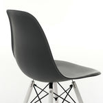 【ブラック座面＆ホワイト脚】ダイニングチェア 2脚セット ダイニングチェアー チェア いす イス カフェ ダイニング椅子 食卓椅子 チェア 椅子 ヴィンテージ リビングチェア 椅子 イス いす 食卓椅子 ダイニング椅子 おしゃれ 北欧 モダン 西海岸