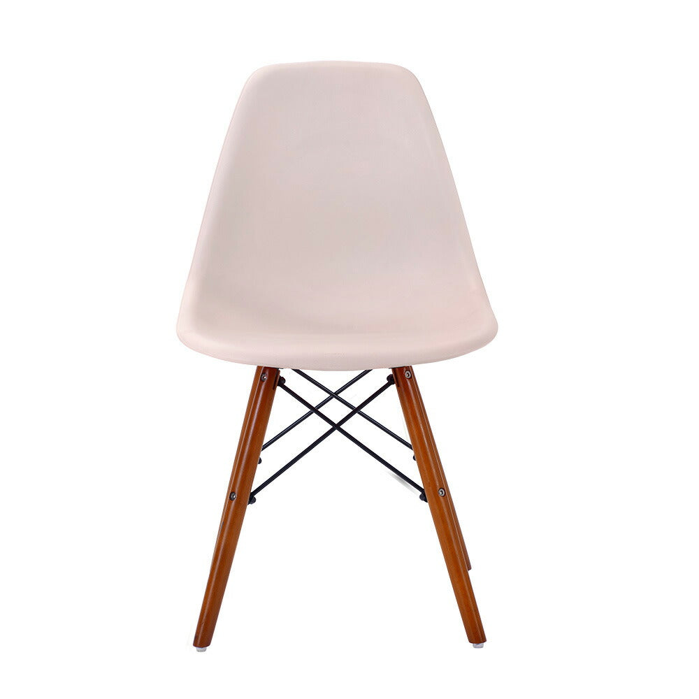 【ミルクティー座面＆ブラウン脚】ダイニングチェア 2脚セット ダイニングチェアー チェア いす イス カフェ ダイニング椅子 食卓椅子 チェア 椅子 ヴィンテージ リビングチェア 椅子 イス いす 食卓椅子 ダイニング椅子 おしゃれ 北欧 モダン 西海岸