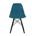 【ブルー座面＆ブラック脚】ダイニングチェア 2脚セット ダイニングチェアー チェア いす イス カフェ ダイニング椅子 食卓椅子 チェア 椅子 ヴィンテージ リビングチェア 椅子 イス いす 食卓椅子 ダイニング椅子 おしゃれ 北欧 モダン 西海岸