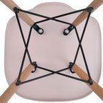 【ピンク座面＆ブラウン脚】ダイニングチェア 2脚セット ダイニングチェアー チェア いす イス カフェ ダイニング椅子 食卓椅子 チェア 椅子 ヴィンテージ リビングチェア 椅子 イス いす 食卓椅子 ダイニング椅子 おしゃれ 北欧 モダン 西海岸