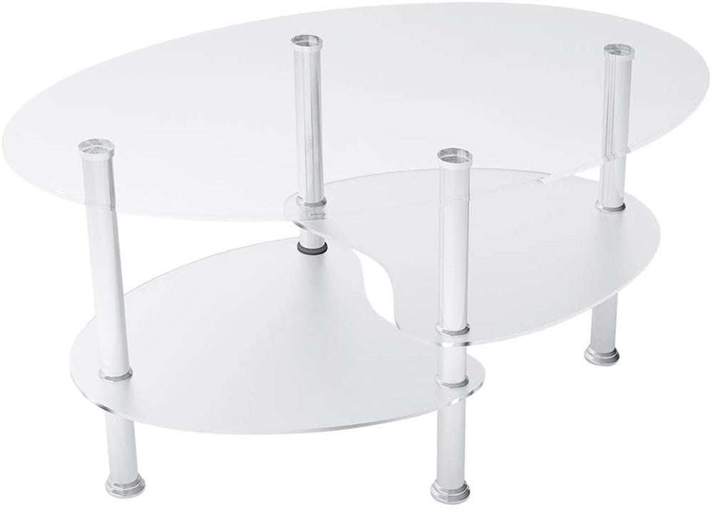 【ブラック/ブラック+ホワイト/ホワイト】センターテーブル ローテーブル ガラステーブル リビングテーブル ガラステーブル ソファーテーブル 楕円形 センター 幅88cm 3色展開 高級感 モダン コーヒーテーブル おしゃれ モダン 北欧