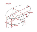【ブラック/ブラック+ホワイト/ホワイト】センターテーブル ローテーブル ガラステーブル リビングテーブル ガラステーブル ソファーテーブル 楕円形 センター 幅88cm 3色展開 高級感 モダン コーヒーテーブル おしゃれ モダン 北欧