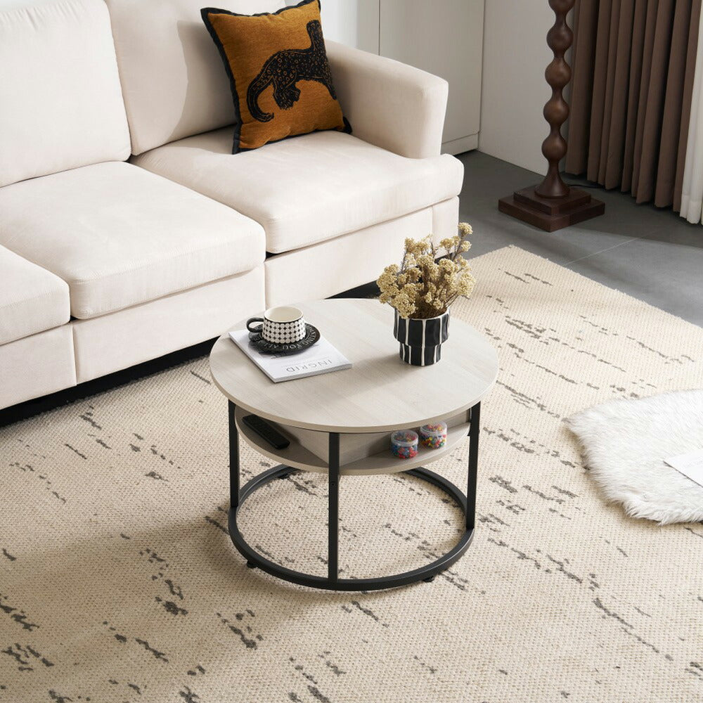 テーブル ローテーブル 折り畳み式天板 昇降式 高さ調節 昇降式テーブル 丸 円形 おしゃれ 折りたたみ ローテーブル 一人暮らし 収納 大容量 木製 昇降 センターテーブル リビング リフトテーブル 幅65cm 天然木 リフティング ゴールド脚 ブラック脚 7日内出荷