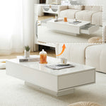 【ブラック/ホワイト】センターテーブル テーブル ローテーブル リビングテーブル センターテーブル 長方形 北欧 収納棚 引き出し付き リビング 大理石調 おしゃれ シンプル モダン カフェ風 ソファテーブル コンパクト 白 黒 2色展開 一人暮らし