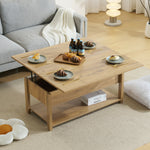 テーブル ローテーブル 折り畳み式天板 昇降式 高さ調節 昇降式テーブル おしゃれ 折りたたみ ローテーブル 一人暮らし 収納 大容量 木製 昇降 センターテーブル リビング リフトテーブル 幅100cm 天然木 リフティング 大きい 大きめ 7日内出荷