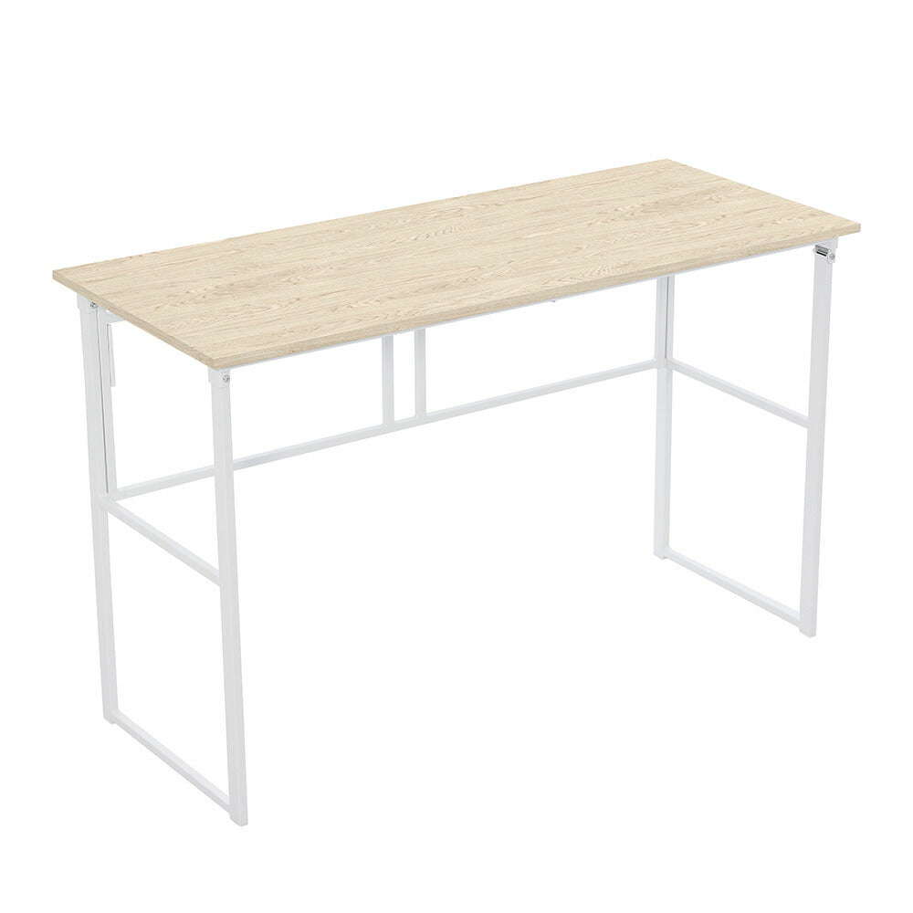 【ナチュラル/ブラウン】デスク パソコンデスク 省スペース 幅120cm 奥行50cm PCデスク ゲーミングデスク オフィスデスク コンパクト おしゃれ ライティングデスク 学習デスク 書斎デスク 作業デスク 在宅デスク 机 学習机 勉強机 ミシン台 デスク単品