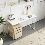 【ホワイト】デスク パソコンデスク 省スペース 幅120cm 奥行50cm PCデスク ゲーミングデスク オフィスデスク コンパクト おしゃれ ライティングデスク 学習デスク 書斎デスク 作業デスク 在宅デスク 机 学習机 勉強机 ミシン台 デスク単品