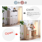 【ホワイト/ナチュラル】学習机 デスク パソコンデスク 勉強机 折り畳み天板 変形家具 引き出し PCデスク 棚付き 収納 省スペース リビング ワークデスク 子供 大人 テレワーク 在宅ワーク 2色展開 リモートワーク 北欧