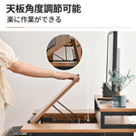 【ブラウン/ナチュラル】パソコンデスク 学習机 おしゃれ 机 PCデスク キーボードスライダー付き ワークデスク 2色展開 勉強机 作業机 シンプル 北欧 収納 デスク単体