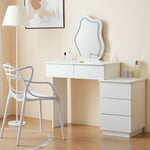 【ドレッサー単品】ドレッサー 化粧台 3色調節 鏡台 LEDミラー 女優 引き出し付き 収納棚付き デスク 収納 メイク台 化粧台 収納 化粧テーブル 収納付き ホワイト 白 幅80 80CM 一人暮らし コンパクト 可愛い おしゃれ