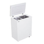 冷凍庫 90L 家庭用 業務用 チェストフリーザー 上開き バスケット付き フリーザー ストッカー 冷凍 省エネ スリム 冷凍冷蔵庫 温度調整 氷 静音 大容量 冷凍食品 ストック キッチン家電 ホワイト 白 冷凍庫 業務用冷蔵庫 7日内出荷