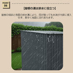 自転車倉庫 2台用 自転車収納庫 屋外物置 スチール物置 屋外収納庫 施錠可能 自転車保管庫 防さび 防水 両開きドア スタンド付き ガーデニング用品収納 屋外収納 ガレージ 庭 ベランダ バイク収納 7日内出荷