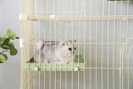 【グリーン/グレー】猫 ケージ キャットケージ 3段 猫ゲージ おしゃれ キャットハウス ネコ ハウス 多段 留守番 保護 脱走防止 多頭飼い 多頭 ペットケージ 7日内出荷