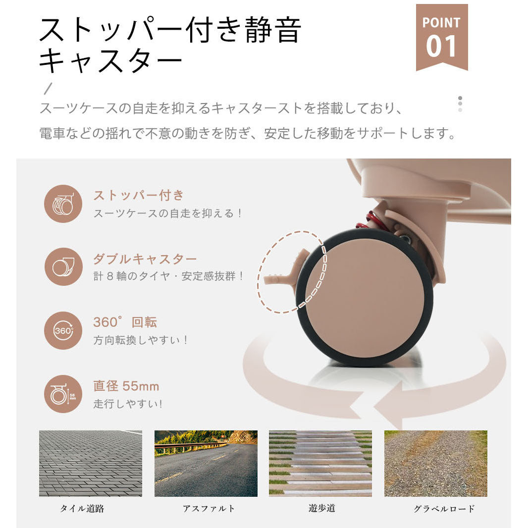 スーツケース ロック付き 機内持ち込み S M Lサイズ 軽量 静音 4色展開 キャリーケース キャリーバッグ 国内旅 修学旅行 海外旅行 出張 3泊 5泊 小型 大型 大容量 シンプル ビジネス