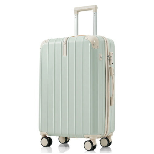 スーツケース ロック付き 機内持ち込み S M Lサイズ 軽量 静音 4色展開 キャリーケース キャリーバッグ 国内旅 修学旅行 海外旅行 出張 3泊 5泊 小型 大型 大容量 シンプル ビジネス