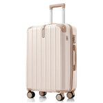 スーツケース ロック付き 機内持ち込み S M Lサイズ 軽量 静音 4色展開 キャリーケース キャリーバッグ 国内旅 修学旅行 海外旅行 出張 3泊 5泊 小型 大型 大容量 シンプル ビジネス