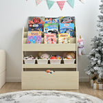 本棚 おもちゃ箱 絵本棚 収納棚 おもち収納 ロッカー ボール収納 多機能 タンス キャビネット 大容量 ホワイト 白 収納ラック おしゃれ ランドセルラック キッズ 本立て ブックシェルフ おもちゃ 安全 保育園 入園祝い 誕生日 プレゼント