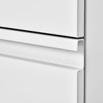 【完成品】デスクワゴン サイドワゴン サイドボード ラック ダイヤル錠 鍵付き キャスター付き 脇机 収納 大容量 3段 キャビネット スチール ホワイト 白 脇机 引き出し付き モダン オフィス デスクサイド