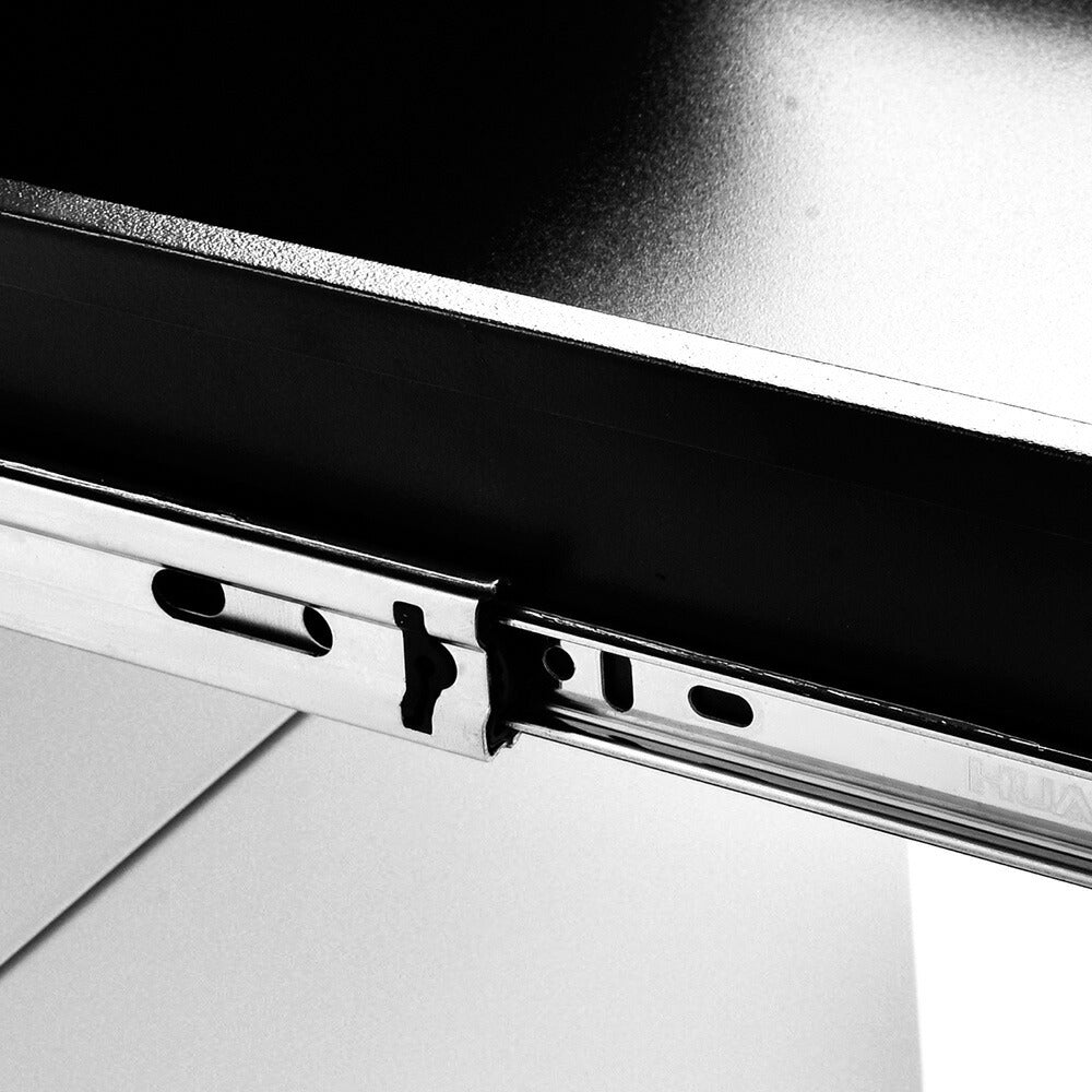 【完成品】デスクワゴン サイドワゴン サイドボード ラック ダイヤル錠 鍵付き キャスター付き 脇机 収納 大容量 3段 キャビネット スチール ホワイト 白 脇机 引き出し付き モダン オフィス デスクサイド