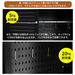 物置 収納庫 屋外 大型 倉庫 室外収納庫 屋外収納キャビネット 両開きドア ブラック/ホワイト 黒/白 物置き台 収納ボード付き 収納ポール 大容量 タオル掛け付き 鍵付き スチール 掃除用具ロッカー 高さ185cm 7日内出荷