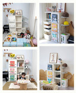 本棚 おもちゃ箱 絵本棚 収納棚 おもち収納 ロッカー ボール収納 服収納 多機能 タンス キャビネット 大容量 ホワイト 白 収納ラック おしゃれ ランドセルラック キッズ 本立て ブックシェルフ おもちゃ 安全 保育園 入園祝い 誕生日 プレゼント