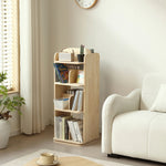 本棚 回転式 天然木 パイン材 ブックシェルフ A4対応 絵本棚 図鑑対応 コミック収納 360度回転 スリム 省スペース 子供部屋 おしゃれ 回転ラック 大容量 7日内出荷