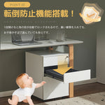 デスクワゴン サイドワゴン 3段 鍵付き キャスター付き スチールワゴン 大容量収納 脇机 オフィス収納 A4対応 完成品 7日内出荷