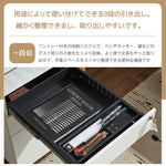 デスクワゴン サイドワゴン 3段 鍵付き キャスター付き スチールワゴン 大容量収納 脇机 オフィス収納 A4対応 完成品 7日内出荷