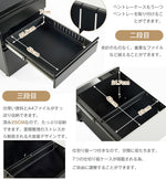 デスクワゴン サイドワゴン 3段 鍵付き キャスター付き スチールワゴン 大容量収納 脇机 オフィス収納 A4対応 完成品 7日内出荷