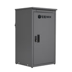 宅配ボックス 据置型 大容量 ポスト一体型 投函口3口 複数投函対応 屋外 防滴仕様 戸建て用 マンション対応 置き配ボックス 配達ボックス 大型 おしゃれ 玄関 宅配BOX ブラック グレー 7日内出荷