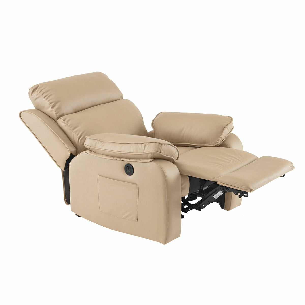 電動 リクライニングチェア リクライニングソファー 1人掛け ハイバック 電動ソファー 電動ソファ 電動リクライニングソファ リクライニングソファー リクライニング 一人掛け 1人がけソファ 1人用 一人用リクライニング ソファー ベージュ