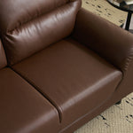 ソファ ソファー 2人掛けソファ 2人掛けソファー 2人掛け 2P 二人掛け ヴィンテージ ローソファー コンパクトソファー リビング リビングソファ レザーソファ レザー 合皮 シンプル リビング 一人暮らし ワンルーム グレー ブラウン 7日内出荷