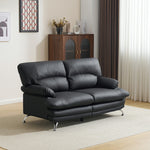 ソファ ソファー 2人掛けソファ 2人掛けソファー 2人掛け 2P 二人掛け ヴィンテージ ローソファー コンパクトソファー リビング リビングソファ レザーソファ レザー 合皮 シンプル リビング 一人暮らし ワンルーム ブラック 黒 ベージュ グレー ブラウン 7日内出荷