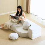 ソファーベッド カウチソファ 2人掛けソファ ソファ ソファー 折りたたみ 2人掛け ローソファ コンパクト ソファベッド リクライニング 2人掛け ローソファー カウチソファー リビングソファ ホワイト 韓国風 完成品