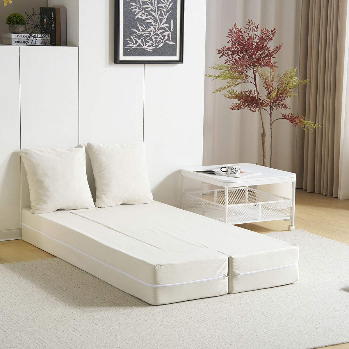 ソファーベッド 2人掛け コンパクト ソファ ソファー ゆったり 大きめ 幅170cm ローソファ フロアソファ 折りたたみ 一人 1人 二人掛け おしゃれ 2P ソファベッド 北欧 リビングソファ 折り畳み モダン 韓国 7日内出荷