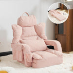 座椅子 リクライニング コンパクト 肘掛け オットマン ゆったり おしゃれ 折りたたみ 42段 チェア ソファ コンパクトソファ フロアソファー フロアチェア 一人掛け リクライニングソファ 1人掛けソファー 一人暮らし 新生活