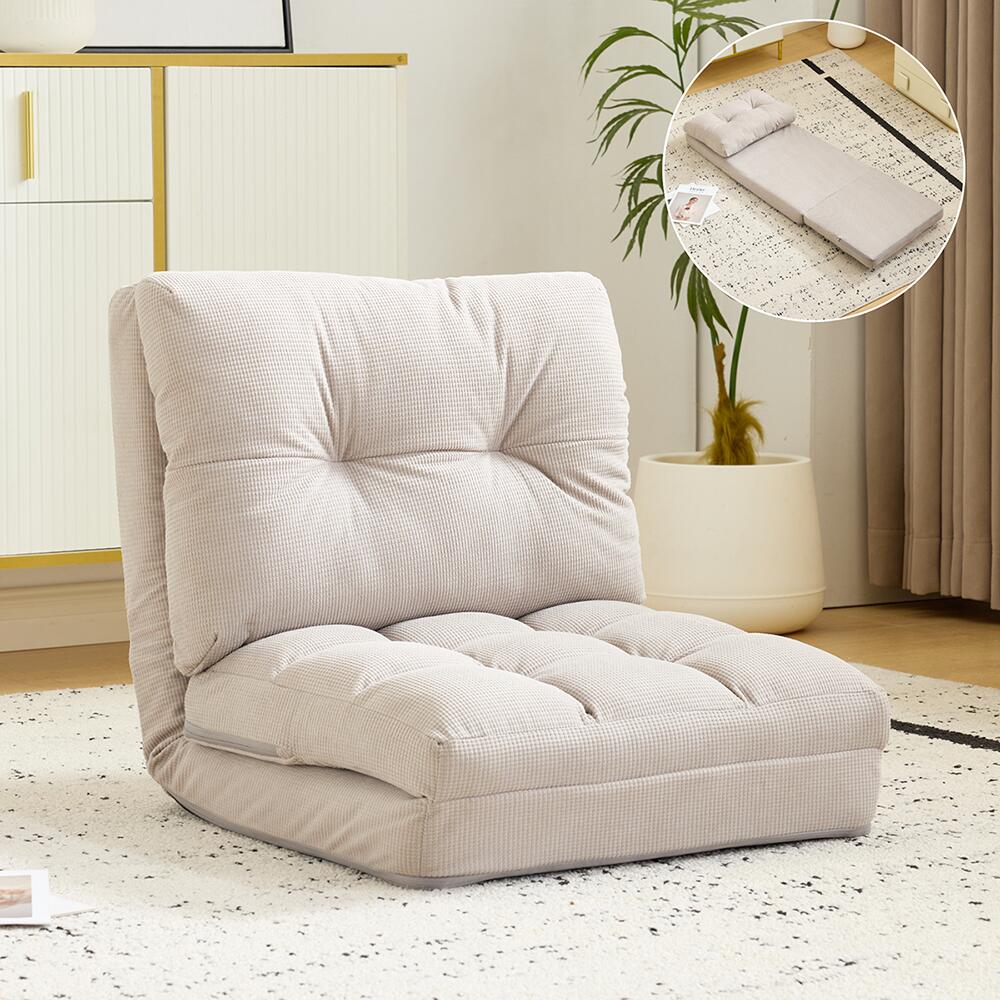 座椅子 リクライニング 15段階 こたつ ハイバック ソファーベッド 1人掛け 3way 折りたたみ コンパク シンプル リビング ローテーブル 椅子 イス 背もたれあり 新生活 リクライニング座椅子 折り畳み シングル ファブリック ふわふわ 軽量