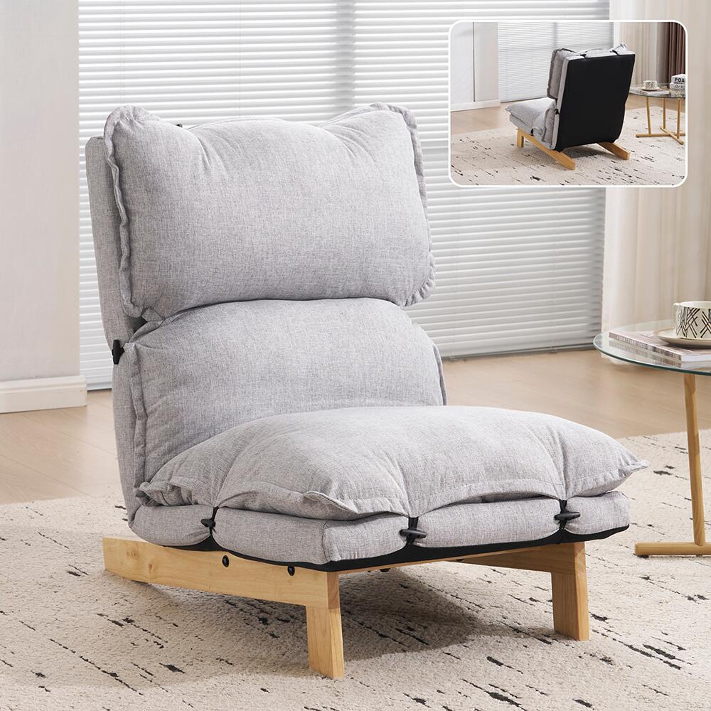 座椅子 リクライニング コンパクト オットマン 4WAY ゆったり おしゃれ 折りたたみ 5段 チェア ソファ コンパクトソファ フロアソファー フロアチェア 一人掛け リクライニングソファ 1人掛けソファー 一人暮らし 新生活