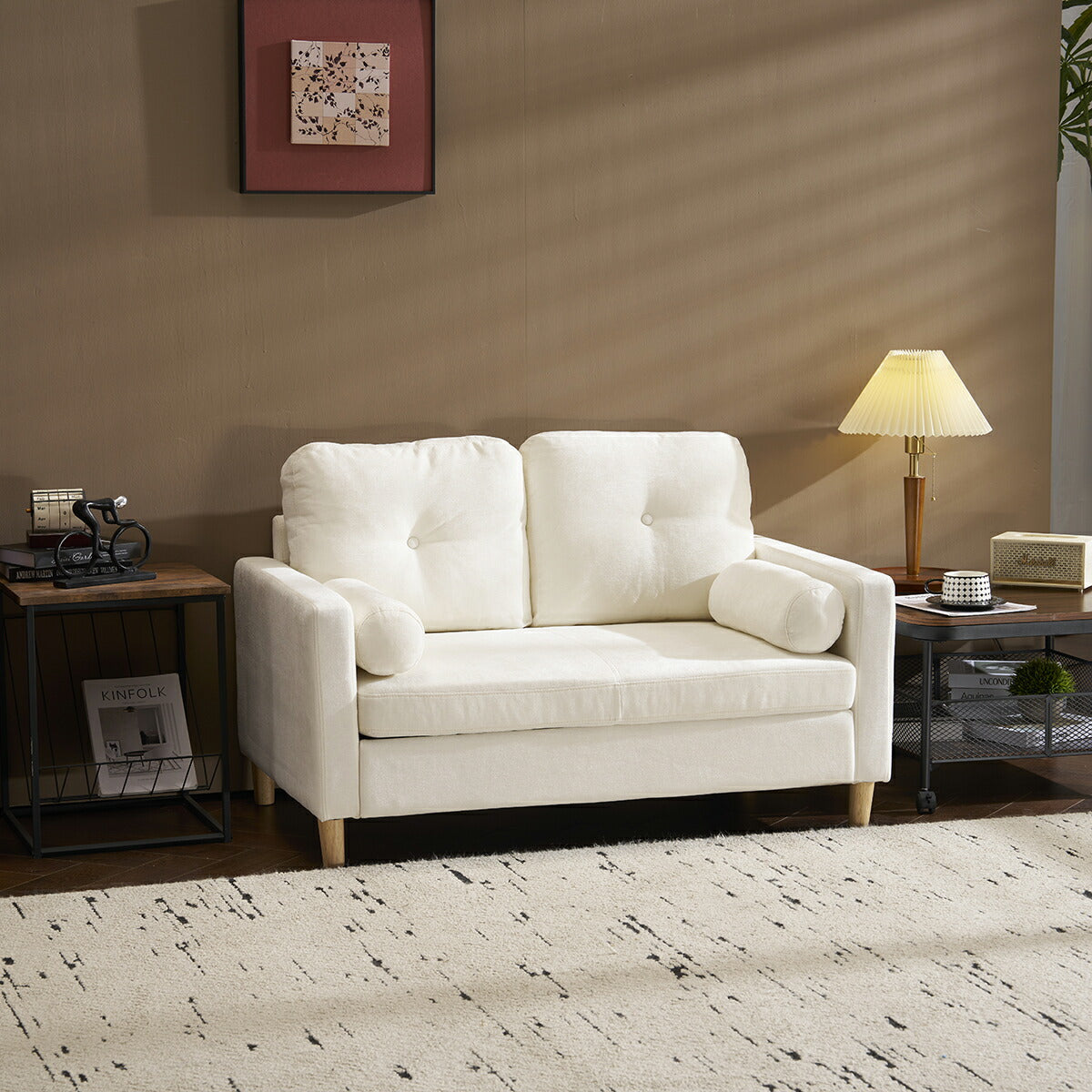 ソファー 2人掛け コンパクト 2人掛けソファ 北欧 ローソファー 一人用 二人用 インテリア おしゃれ かわいい 新生活 2人掛けソファー 二人掛けソファ 2人掛けソファ コンパクトソファ ベージュ グレー ブラウン カーキ 7日内出荷