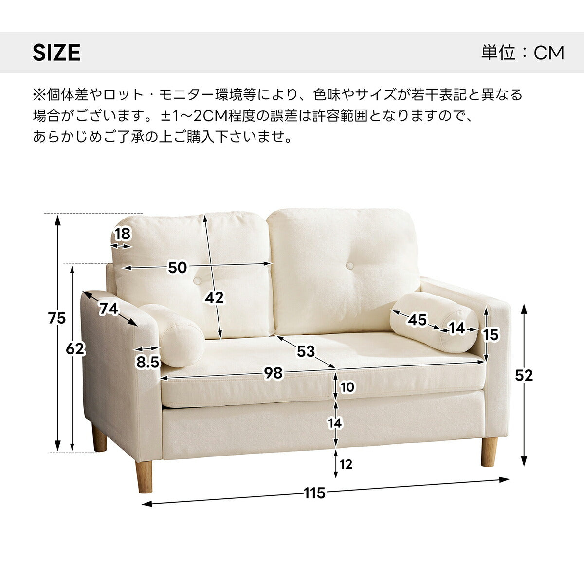 ソファー 2人掛け コンパクト 2人掛けソファ 北欧 ローソファー 一人用 二人用 インテリア おしゃれ かわいい 新生活 2人掛けソファー 二人掛けソファ 2人掛けソファ コンパクトソファ ベージュ グレー ブラウン カーキ 7日内出荷
