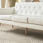 ソファ ソファー 2人掛けソファ 2人掛けソファー 3人掛け 3P 3人掛け ヴィンテージ ローソファー コンパクトソファー リビング リビングソファ レザーソファ レザー 合皮 シンプル リビング 一人暮らし ワンルーム 白 ホワイト 韓国風 北欧