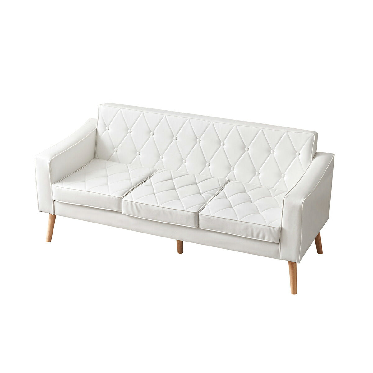 ソファ ソファー 2人掛けソファ 2人掛けソファー 3人掛け 3P 3人掛け ヴィンテージ ローソファー コンパクトソファー リビング リビングソファ レザーソファ レザー 合皮 シンプル リビング 一人暮らし ワンルーム 白 ホワイト 韓国風 北欧