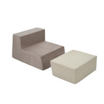 ソフトブロック アスレチック クッション 遊具 子供用 室内 大型 キッズスペース 滑り台 布製 おもちゃ ベージュ×ブラウン 幼児 保育園向け 多機能 自由組合 アスレチック ブロック 玩具 室内 遊具 子供 こども