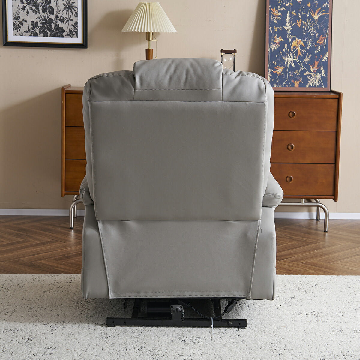 電動 リクライニングチェア リクライニングソファー 1人掛け ハイバック 電動ソファー 電動ソファ 電動リクライニングソファ リクライニングソファー リクライニング 一人掛け 1人がけソファ 1人用 一人用リクライニング ソファー グレー
