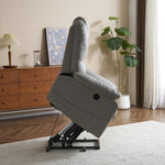 電動 リクライニングチェア リクライニングソファー 1人掛け ハイバック 電動ソファー 電動ソファ 電動リクライニングソファ リクライニングソファー リクライニング 一人掛け 1人がけソファ 1人用 一人用リクライニング ソファー グレー