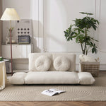 ソファーベッド ソファー 2人掛け シングル 3WAY 100cm リクライニング リクライニングソファ おしゃれ 木脚 一人暮らし ナチュラル 新生活 ワンルーム 北欧 ナチュラル 新生活 1人暮らし ファミリー 寝れる 北欧