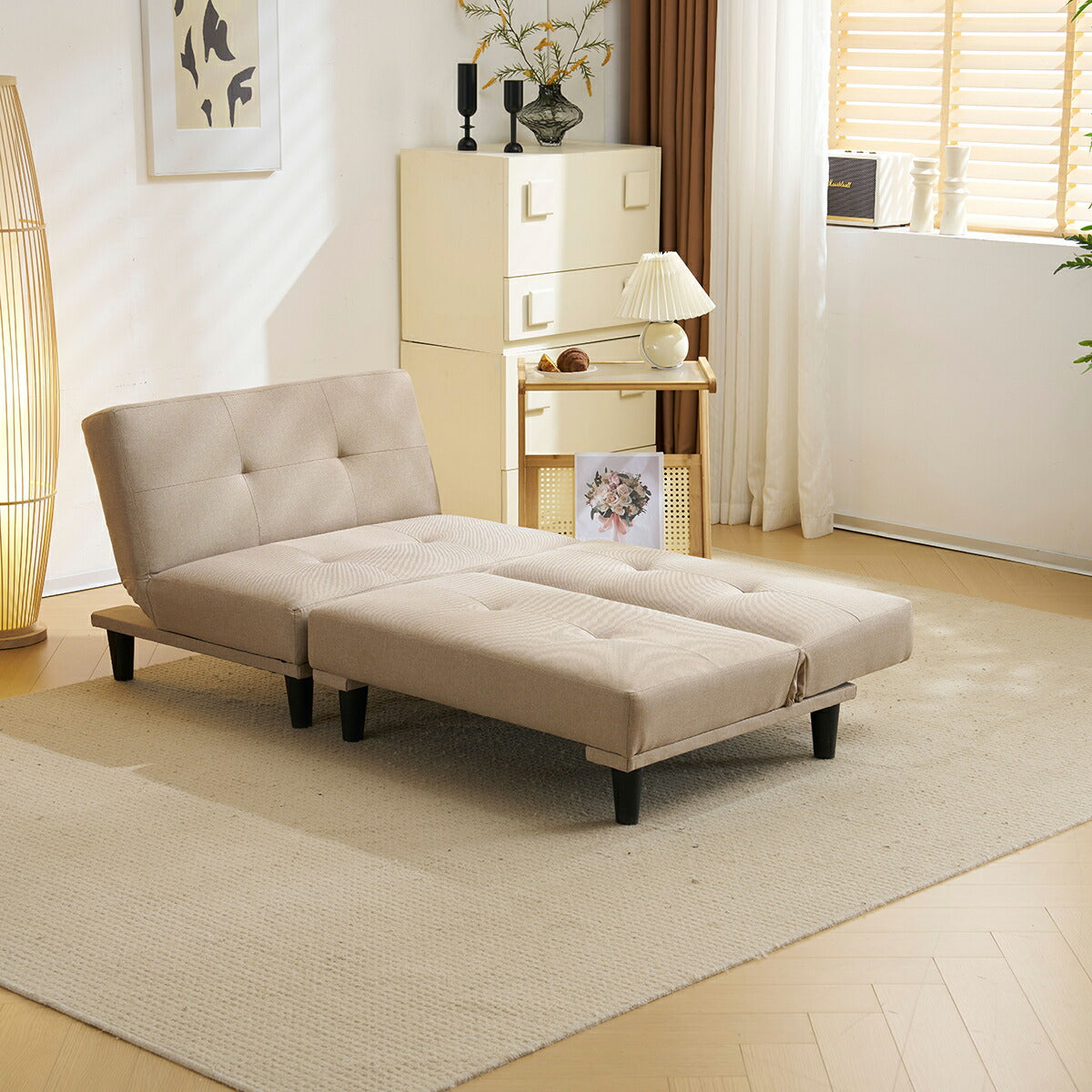 ソファー ソファ ソファーベッド ソファベッド ローソファー 2人掛け 3段 3way コンパクト おしゃれ リクライニングソファ ロー クッション ローソファーベッド ベッド リビング リビングソファ ワンルーム