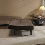 ソファーベッド ソファー ベッド 2人掛け シングル 合皮 レザー 折りたたみ 2Pソファー 3段 コンパクト フロアソファー シンプル リビングソファー ソファベッド リクライニング おしゃれ ブラック ブラウン ローソファー 二人掛け